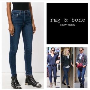 NWT Rag & Bone Women’s High Rise Skinny Shirley 25